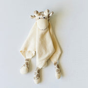 Organic Baby Lovey Security Blanket Cuddle Cloth  - Giraffe (Viverano)