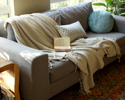 Viverano Organic Cotton Soft Throw Blanket - Perfect Natural Gift Idea