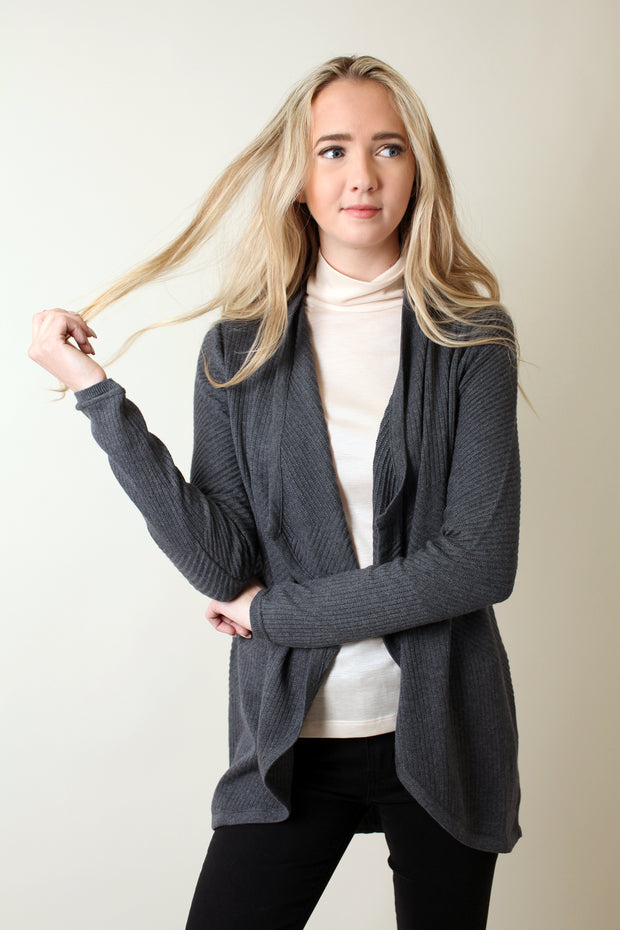 Eco-Chic Organic Waterfall Cardigan Sweater – Viverano