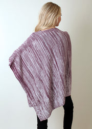 Loving Thread Eco-chic LUXE 2-Tone Organic Cotton 5-Way Poncho Wrap (4 Colors)