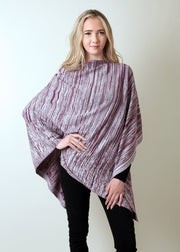 Loving Thread Eco-chic LUXE 2-Tone Organic Cotton 5-Way Poncho Wrap (4 Colors)