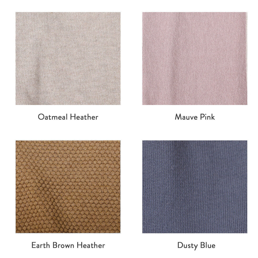 Pantalones de punto para bebé de jersey terroso de Milán (algodón orgánico) - 4 colores
