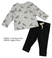 Wild & Free Horse Organic Cotton Long Sleeve Tee for Babies - Baby Gifts